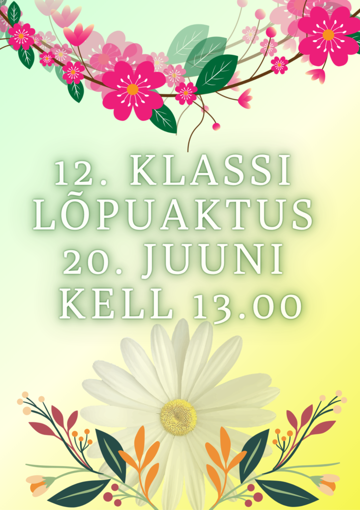 KOOLIAASTA LÕPUAKTUS 9. JUUNI KELL 9.00 (3)