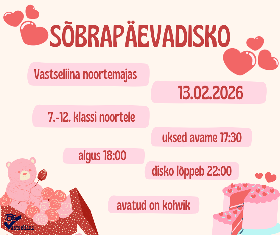 SÕBRAPÄEVA DISKO (Facebooki postitus)